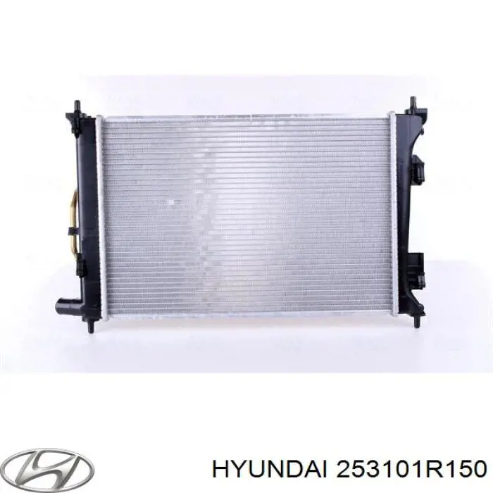 Радиатор охлаждения двигателя Hyundai/Kia 253101R150 цена, от 68.45 USD