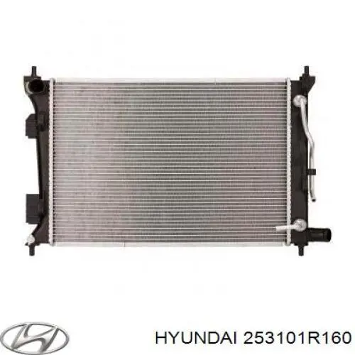 Радиатор охлаждения двигателя Hyundai/Kia 253101R160 цена, от 144.56 USD