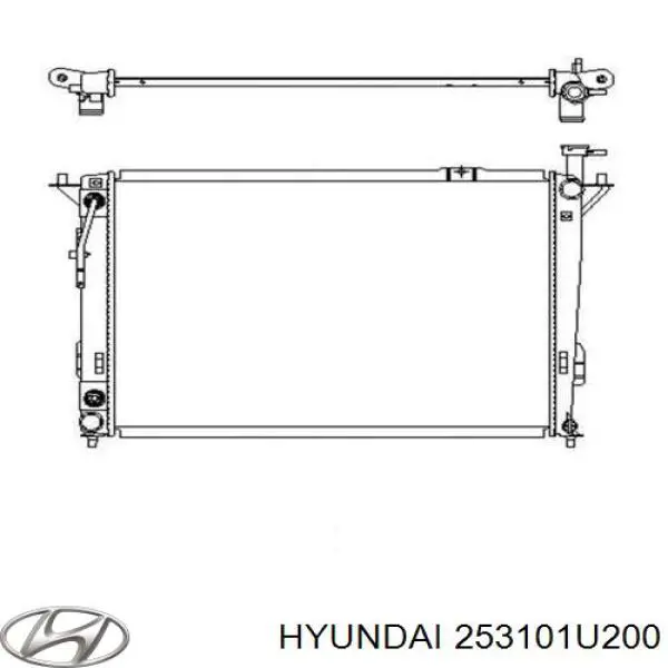 253101U200 Hyundai/Kia радиатор