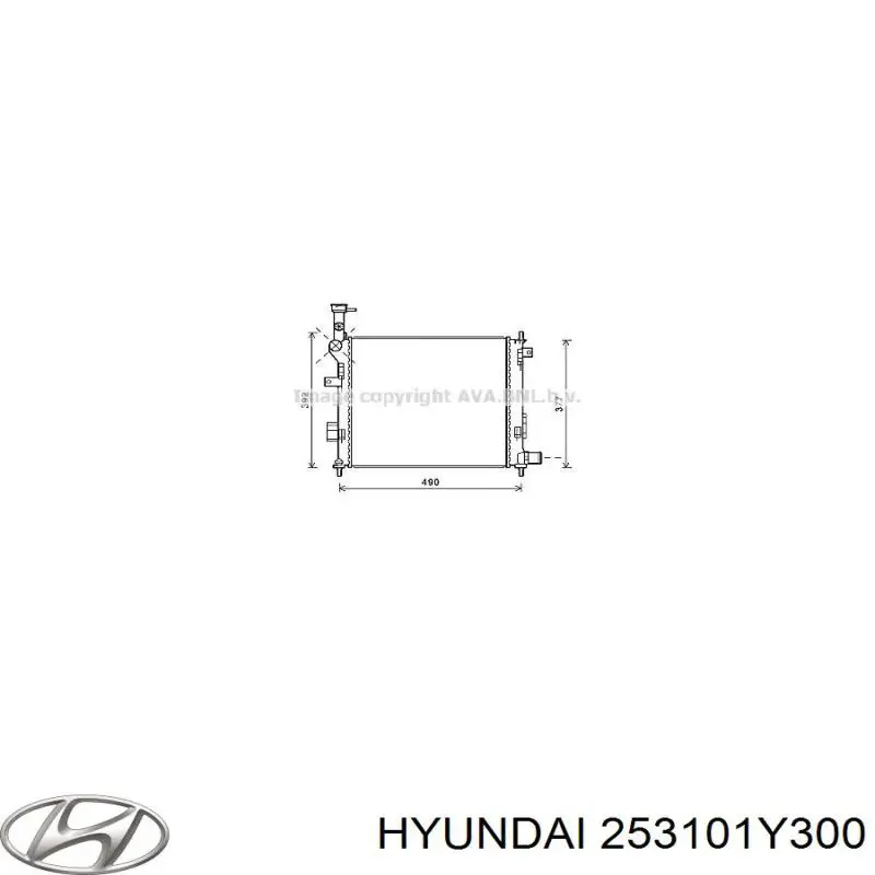 Радиатор 253101Y300 Hyundai/Kia