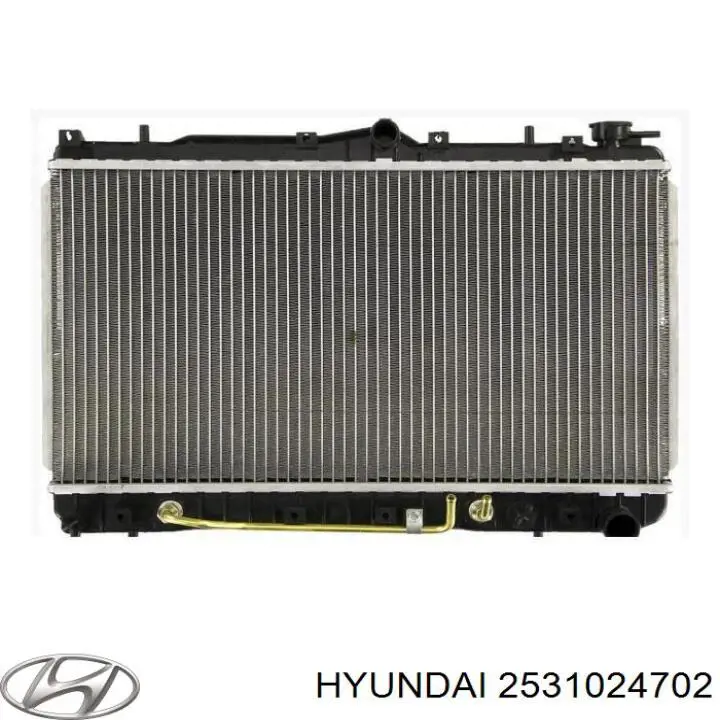 Радиатор 2531024702 Hyundai/Kia