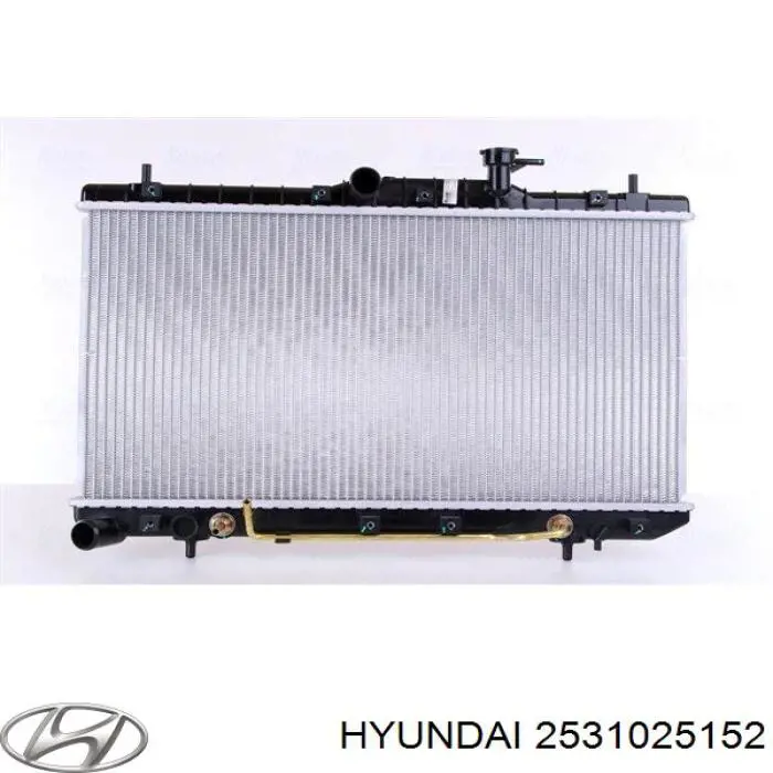2531025152 Hyundai/Kia радиатор