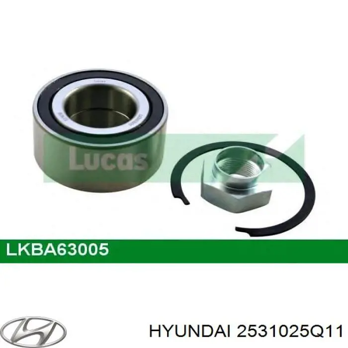 Радиатор охлаждения Hyundai/Kia 2531025Q11