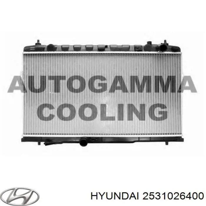 Купить 2531026400 Hyundai/Kia Радиатор водяной