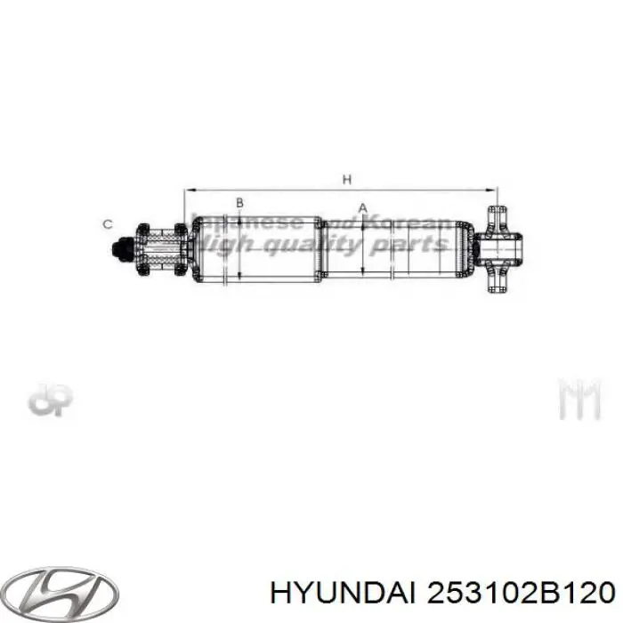 Радиатор охлаждения Hyundai/Kia 253102B120