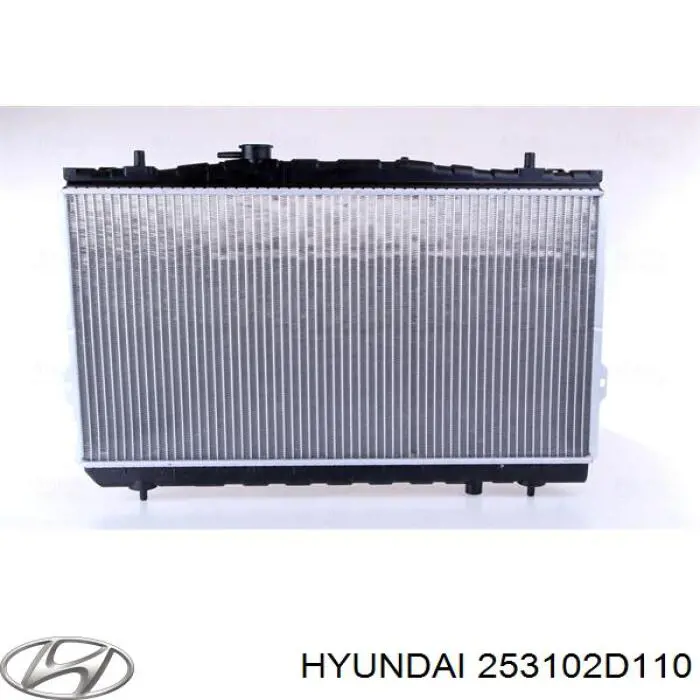 Радиатор 253102D110 Hyundai/Kia