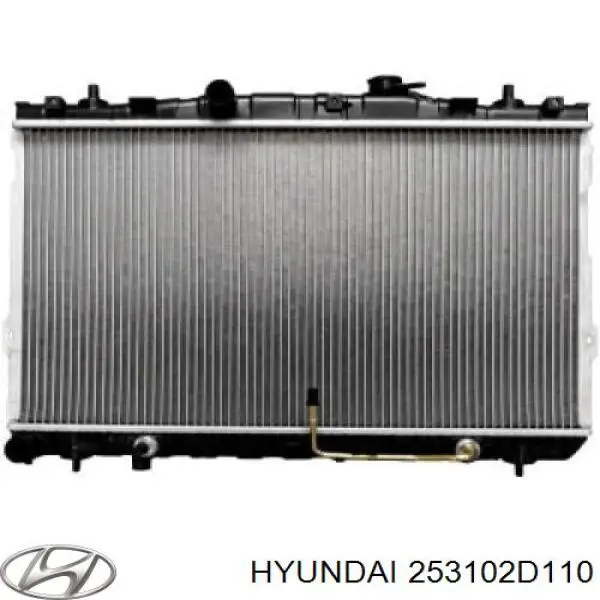 Радиатор 253102D110 Hyundai/Kia