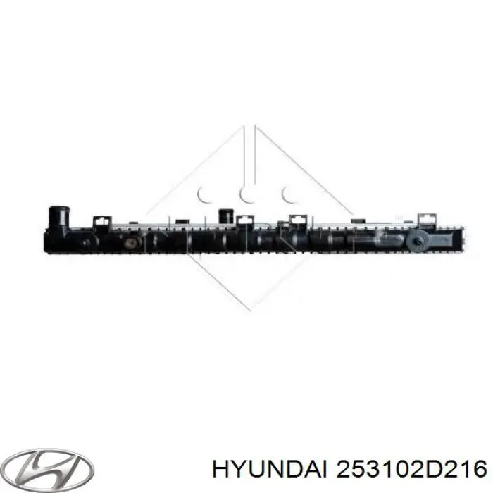 Радиатор 253102D216 Hyundai/Kia