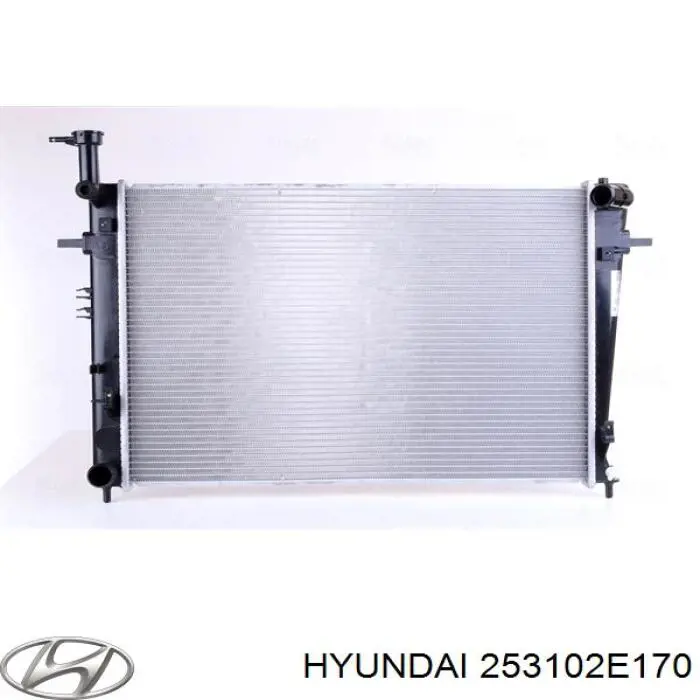Радиатор охлаждения двигателя Hyundai/Kia 253102E170 цена, от 80.65 USD