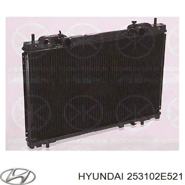 Радиатор охлаждения двигателя HYUNDAI 253102E521