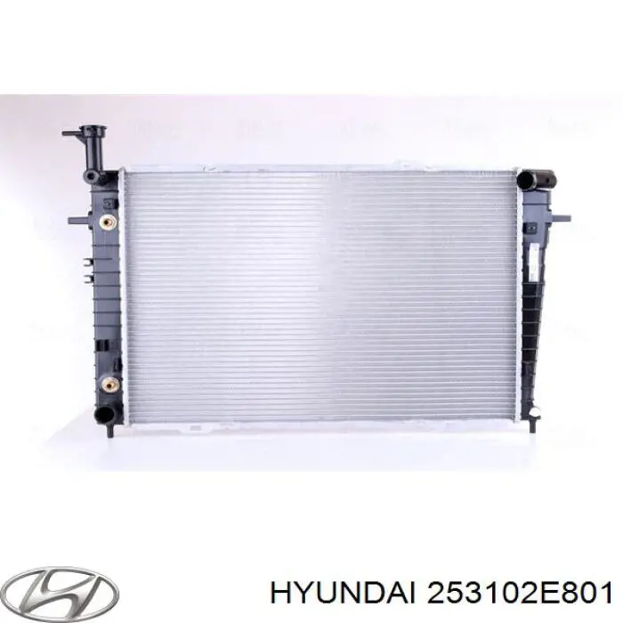 Купить 253102E801 Hyundai/Kia Радиатор водяной