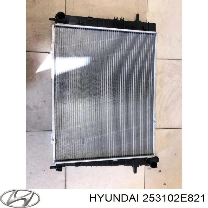 Радиатор охлаждения двигателя Hyundai/Kia 253102E821 цена, от 80.75 USD