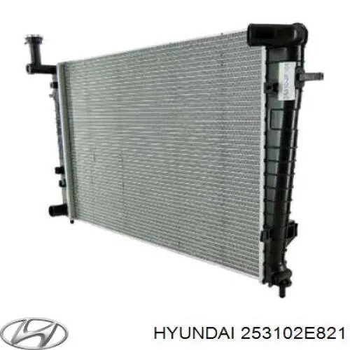 Купить 253102E821 Hyundai/Kia Радиатор водяной