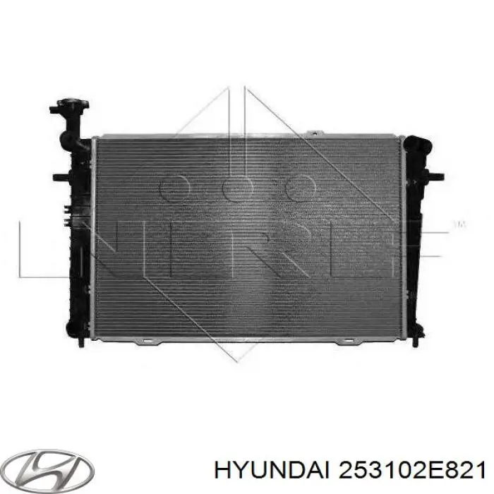 Радиатор 253102E821 Hyundai/Kia