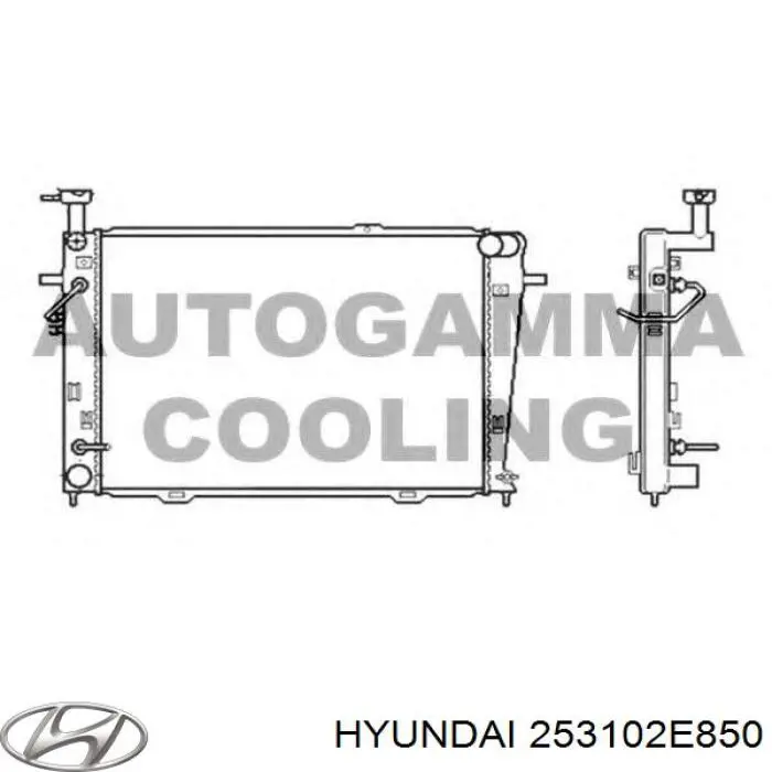 253102E850 Hyundai/Kia радиатор