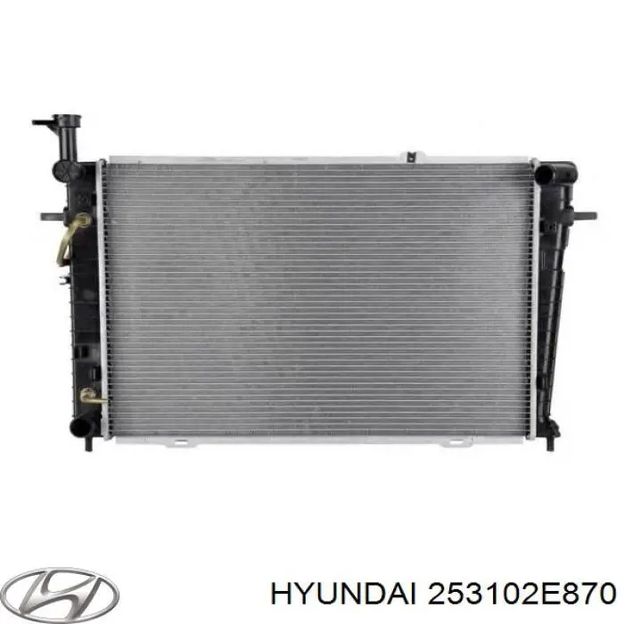 Радиатор охлаждения двигателя Hyundai/Kia 253102E870