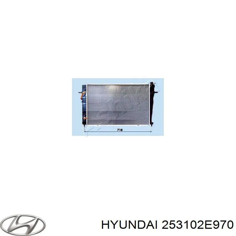 253102E970 Hyundai/Kia радиатор