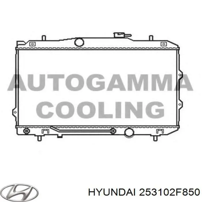 25310-2F900 Hyundai/Kia радиатор