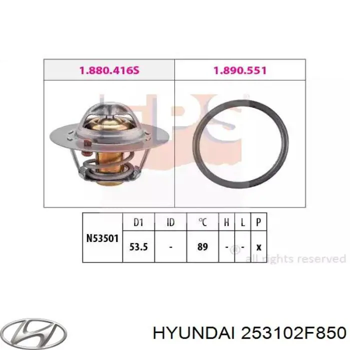 Купить 253102F900 Hyundai/Kia Радиатор водяной