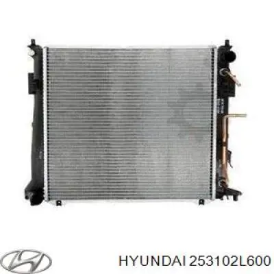 253102L600 Hyundai/Kia radiador de esfriamento de motor