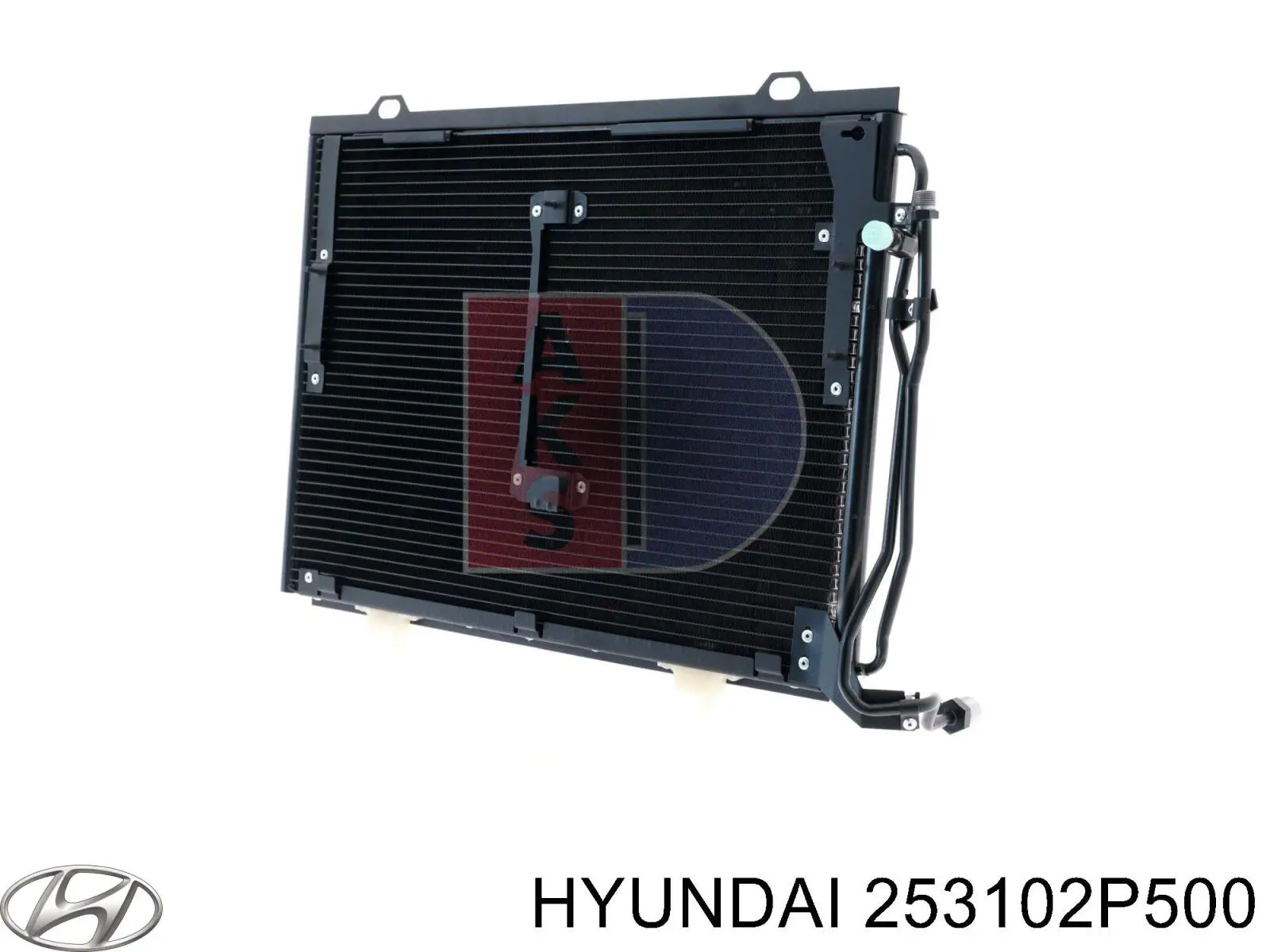 Радиатор охлаждения двигателя Hyundai/Kia 253102P500 цена, от 58.24 USD