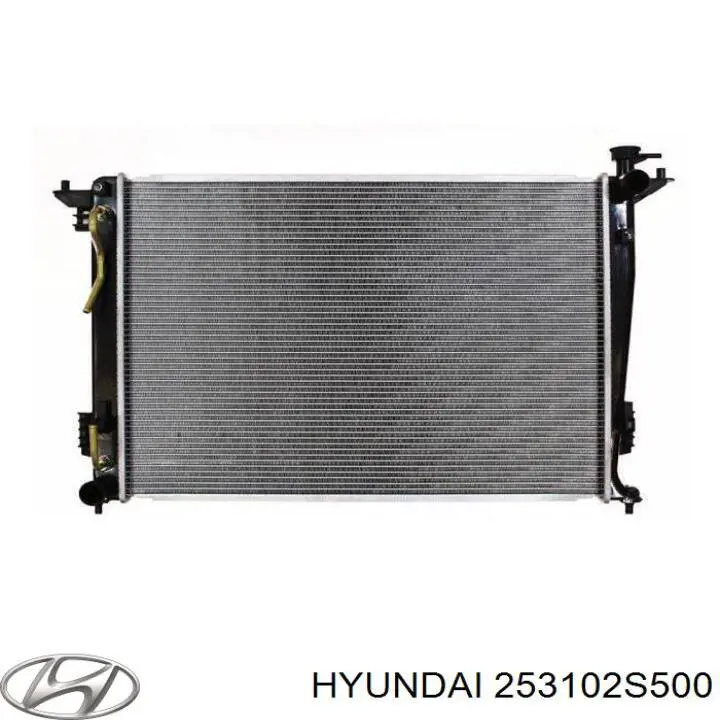 Радиатор охлаждения двигателя HYUNDAI 253102S500