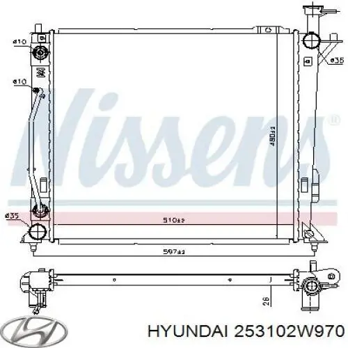  253102W970 Hyundai/Kia