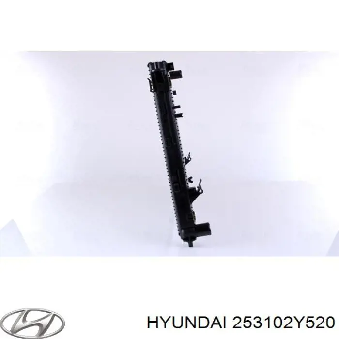 Радиатор охлаждения двигателя Hyundai/Kia 253102Y520 цена, от 109.45 USD