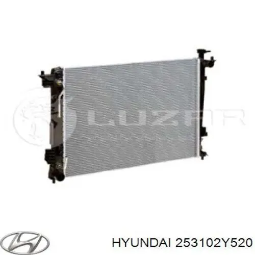 Купить 253102Y520 Hyundai/Kia Радиатор водяной