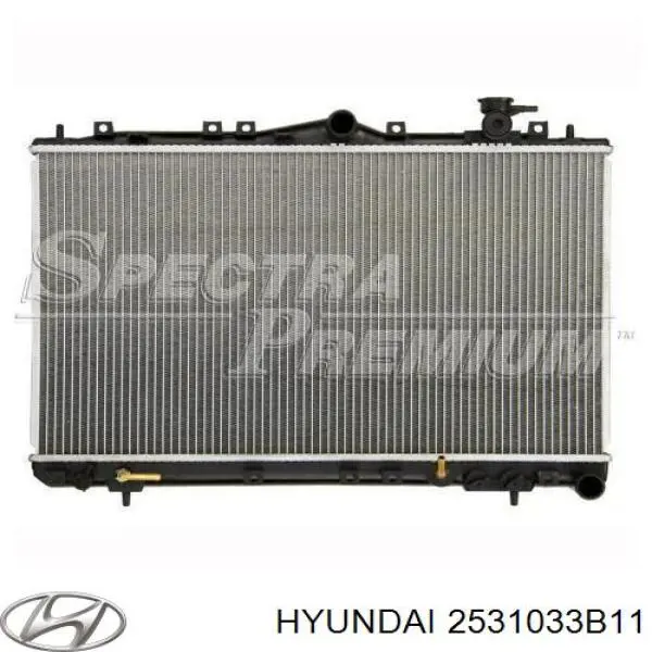 Купить 2531033B11 Hyundai/Kia Радиатор водяной