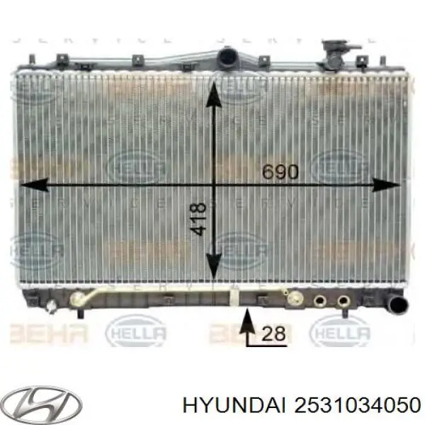 Радиатор 4022081 Polcar