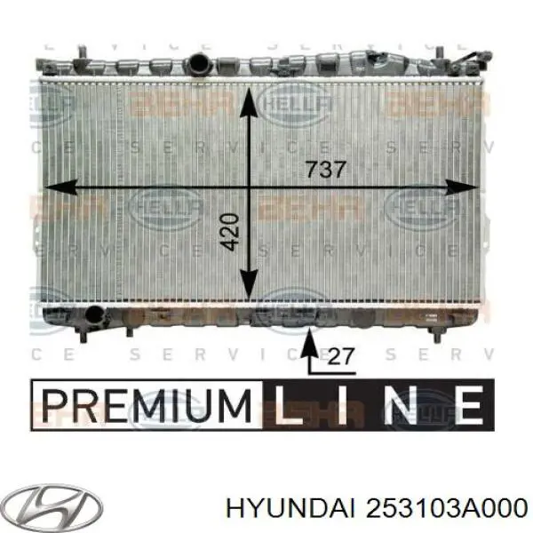 253103A101 Hyundai/Kia Радиатор основной