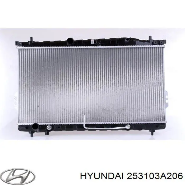Радиатор охлаждения двигателя Hyundai/Kia 253103A206 цена, от 107.41 USD