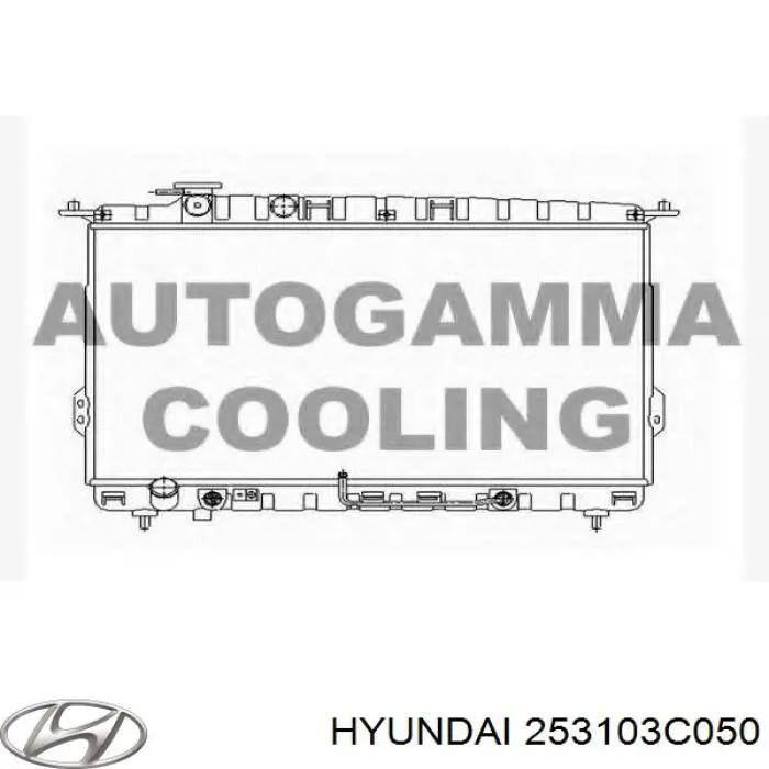 253103C050 Hyundai/Kia Радиатор основной