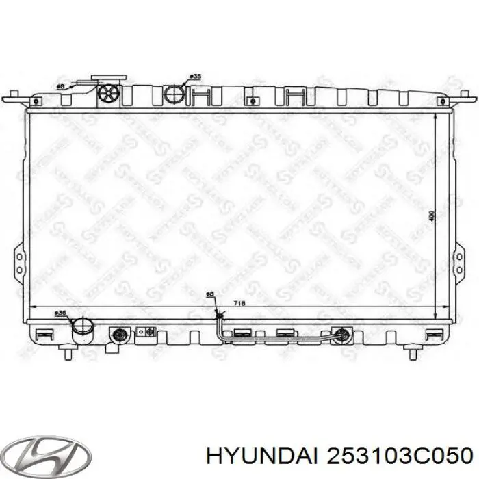 Радиатор 253103C050 Hyundai/Kia