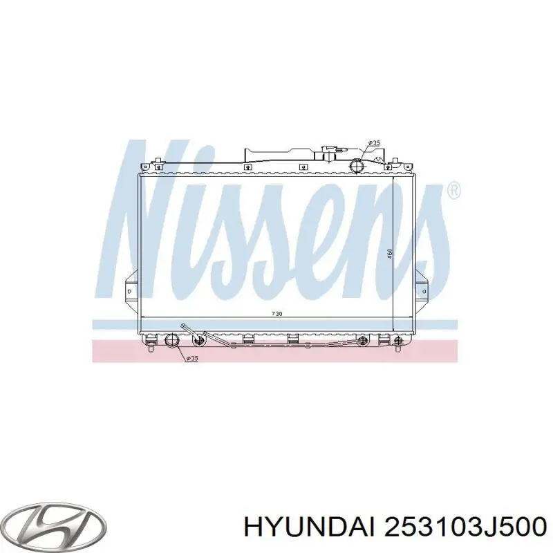 253103J500 Hyundai/Kia Радиатор основной