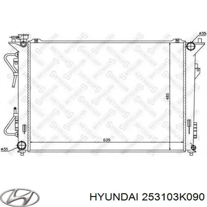 Купить 253103K090 Hyundai/Kia Радиатор водяной
