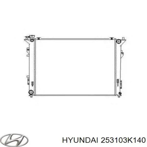 Радиатор охлаждения двигателя Hyundai/Kia 253103K140 цена, от 77.12 USD
