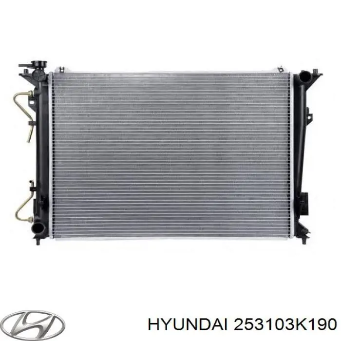 Радиатор охлаждения двигателя Hyundai/Kia 253103K190 цена, от 106.88 USD