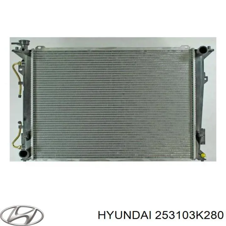 Радиатор охлаждения двигателя Hyundai/Kia 253103K280 цена, от 94.22 USD