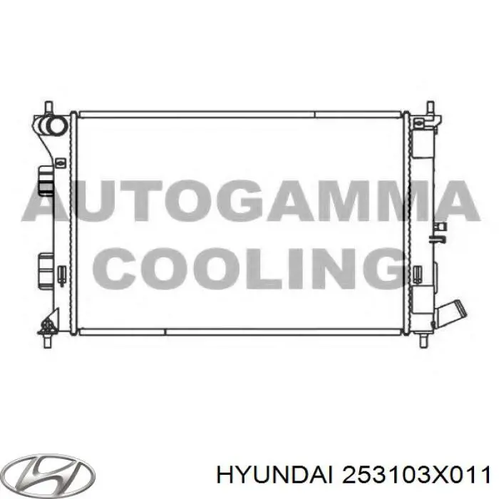 253103X011 Hyundai/Kia radiador de esfriamento de motor