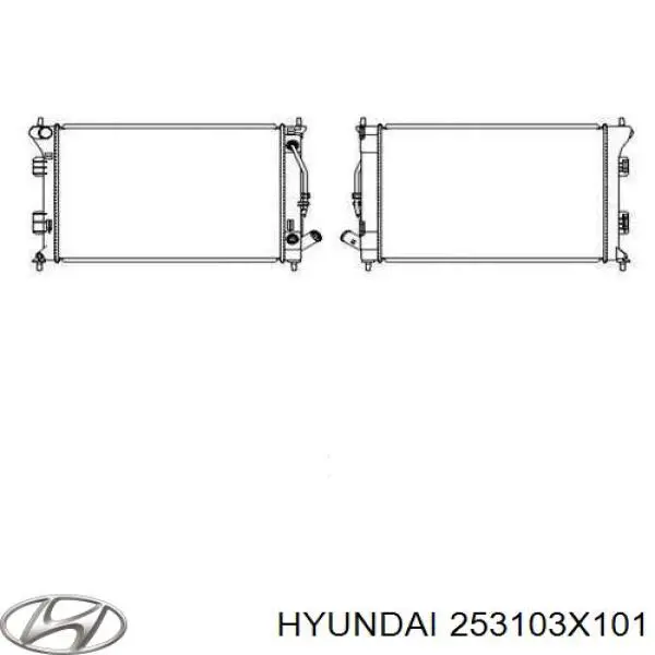 Радиатор 253103X101 Hyundai/Kia
