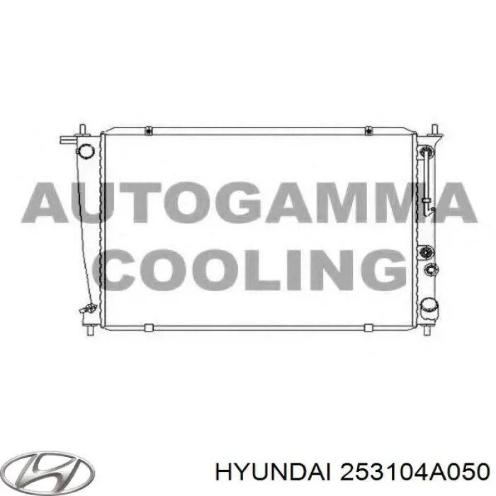Купить 253104A150 HCC Радиатор водяной