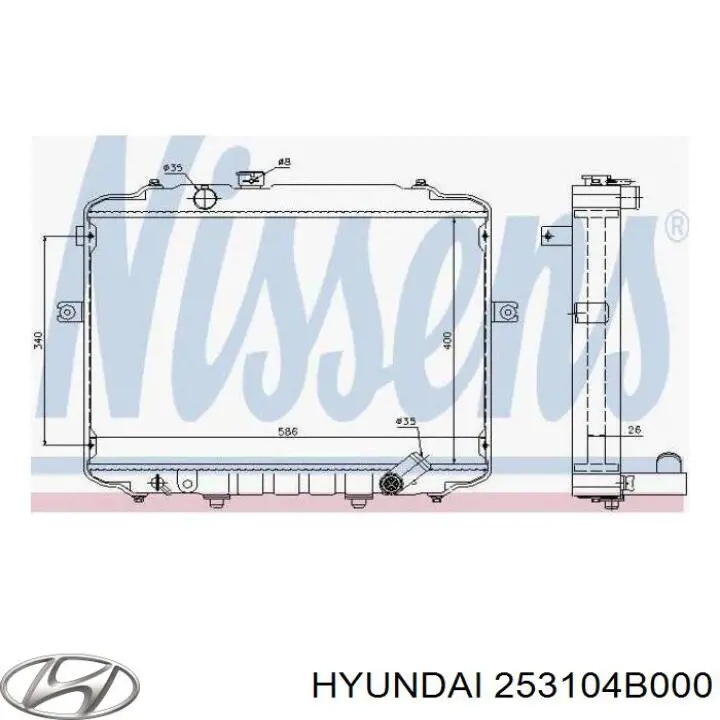  253104B000 Hyundai/Kia