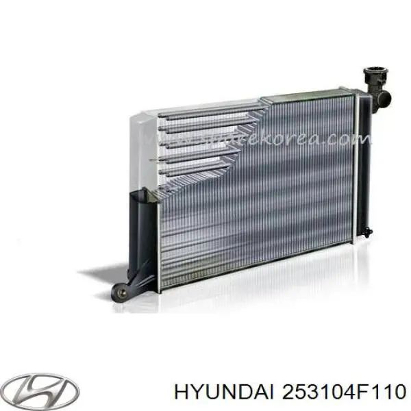 Купить 253104F110 Hyundai/Kia Радиатор водяной