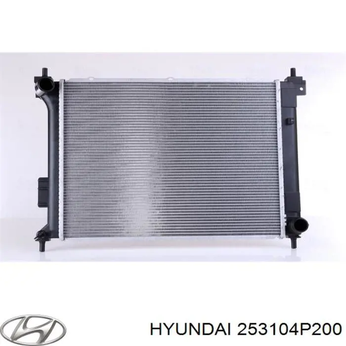 253104P200 Hyundai/Kia radiador de esfriamento de motor