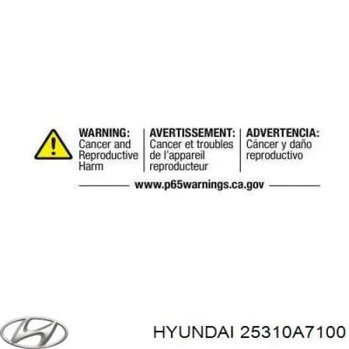  25310A7100 Hyundai/Kia