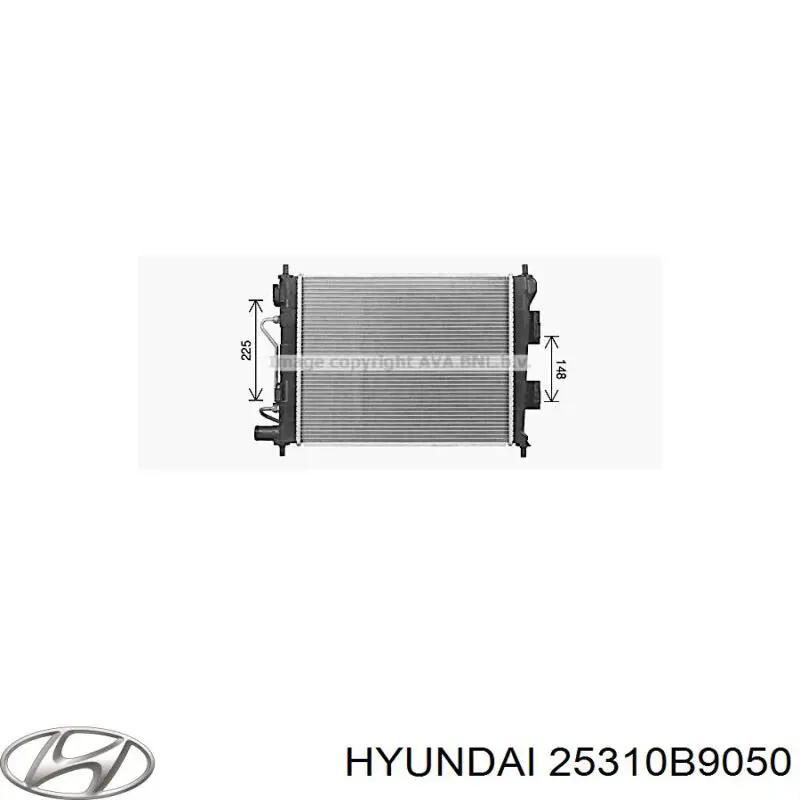 25310B9050 Hyundai/Kia Радиатор основной