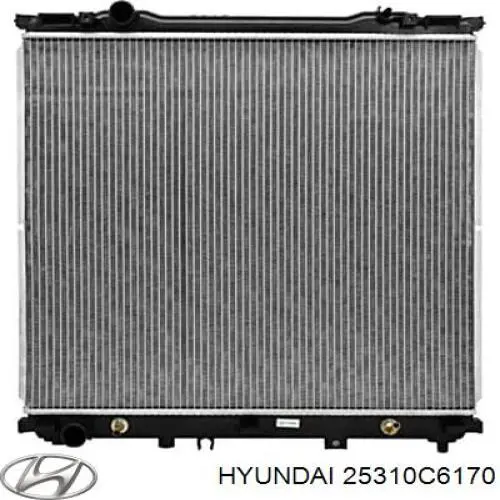 25310C6170 Hyundai/Kia радиатор