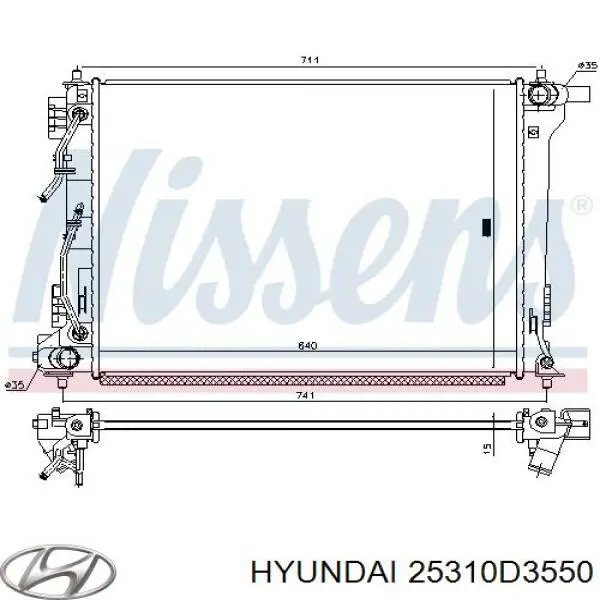  25310D3550 Hyundai/Kia